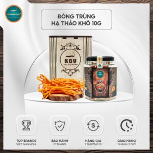Đông trùng hạ thảo khô Kim Cương Vàng được nhiều khách hàng yêu thích