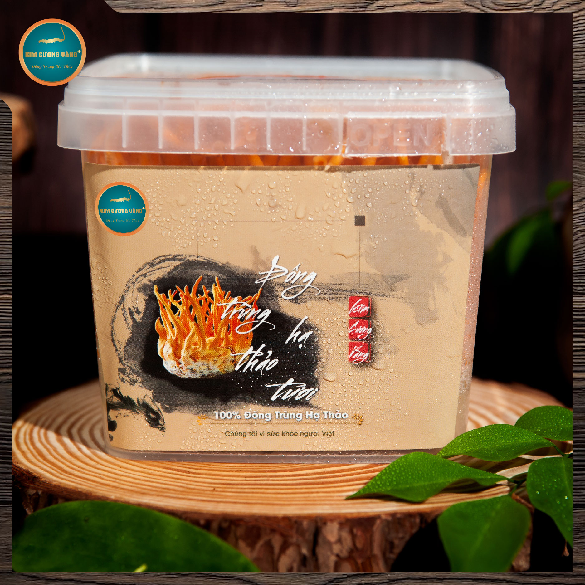 Đông trùng hạ thảo tươi Kim Cương Vàng