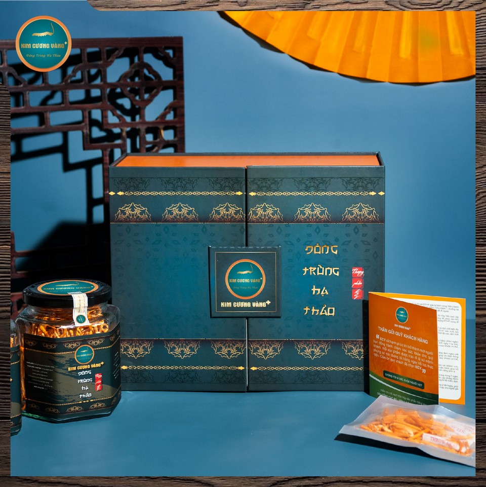 Đông trùng hạ thảo thượng phẩm Kim Cương Vàng