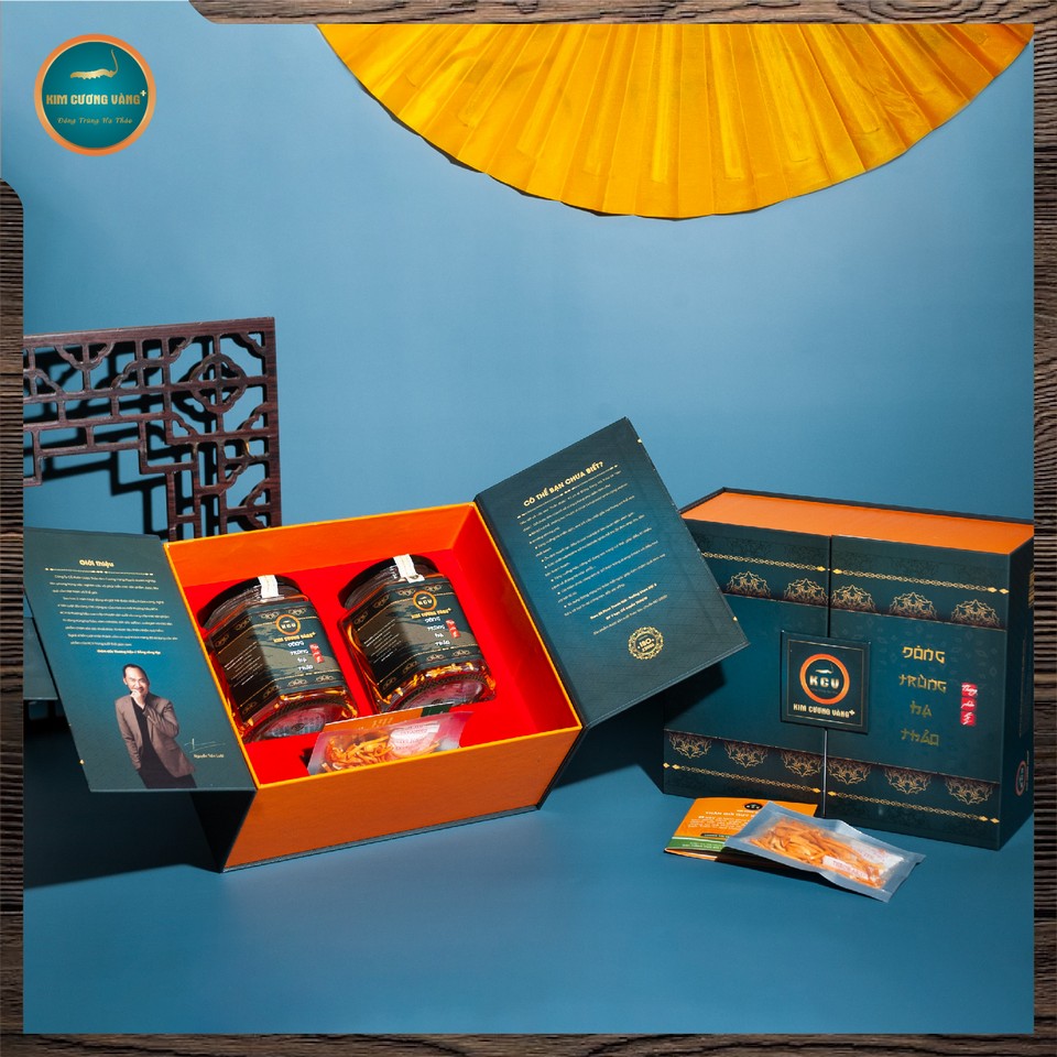 Đông trùng hạ thảo thượng phẩm Kim Cương Vàng