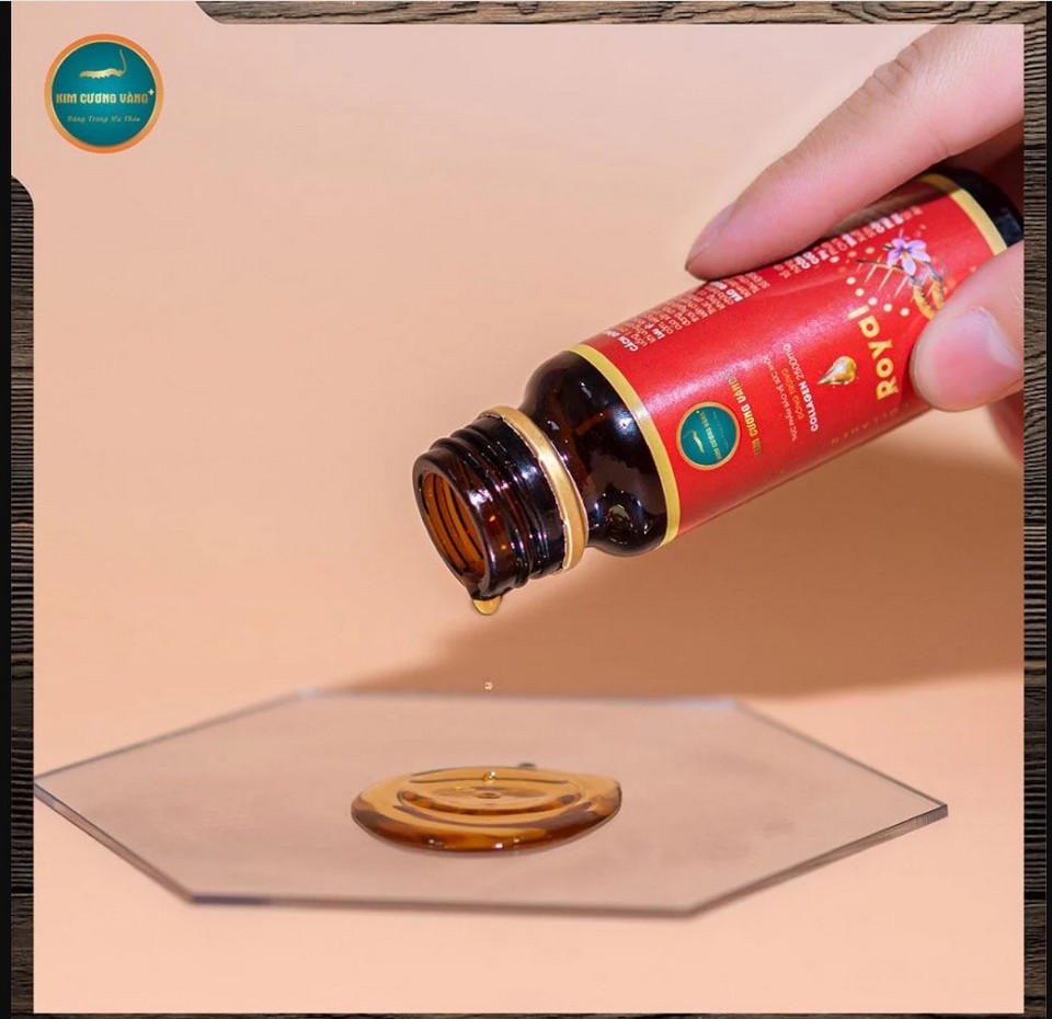 Collagen Royal đông trùng Saffron Kim Cương Vàng