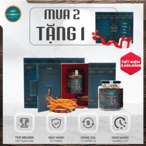 Combo mua 2 đông trùng hạ thảo thượng phẩm tặng 1 dtht thượng phẩm