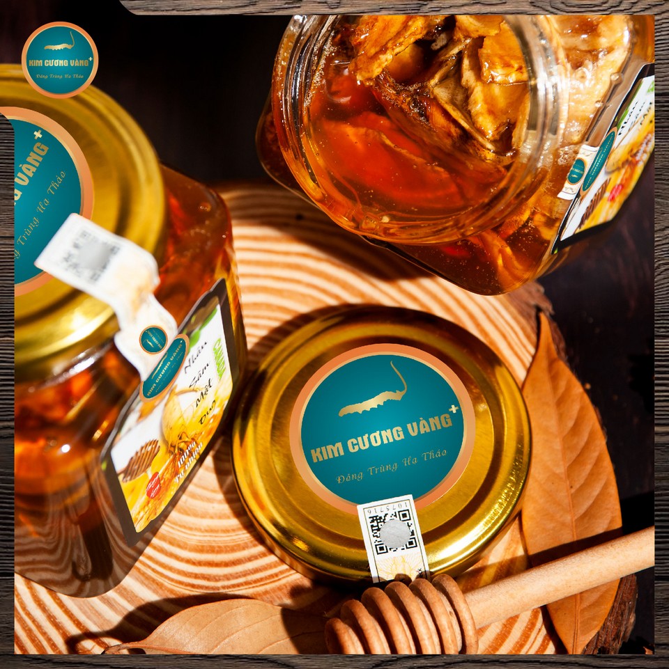 Nhân Sâm Mật ong Canada Kim Cương Vàng