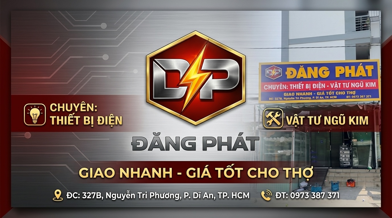 Điện đăng phát chuyên thiết bị điện, vật tư ngũ kim